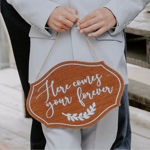 Wedding Ring Bearer/Flower Girl Sign!